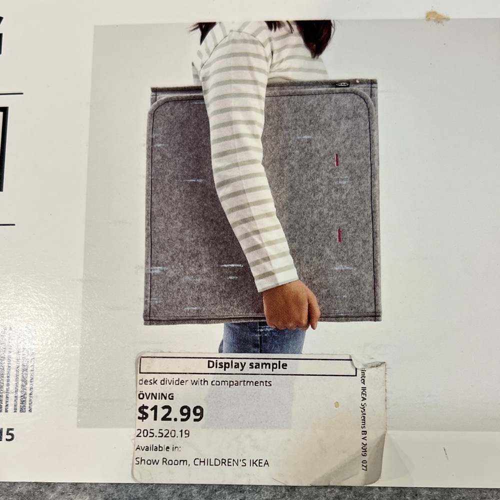 IKEA Övning Gray Desk Divider / D&D DM Screen - Picture 4 of 5